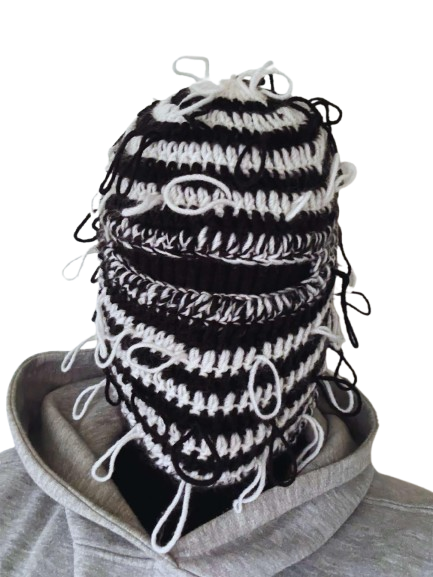 Balaclava Maska Czarno-Biała